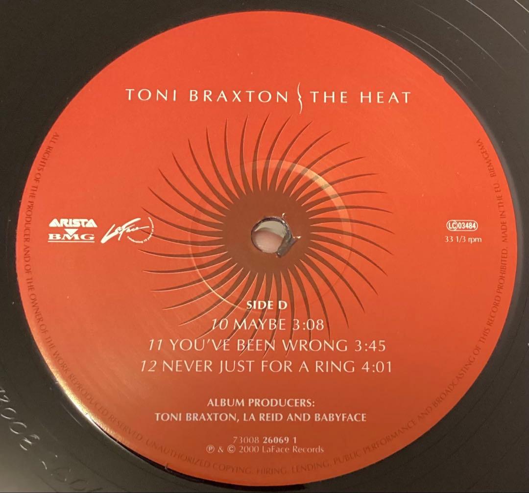 (USED)Toni Braxton The Heat 2枚組 UKオリジナル盤