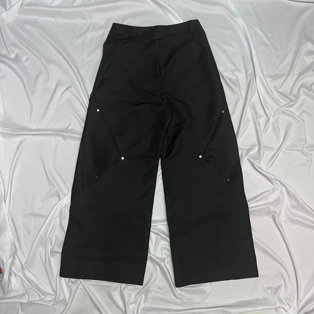 パンツ archive studs deform design wide pants