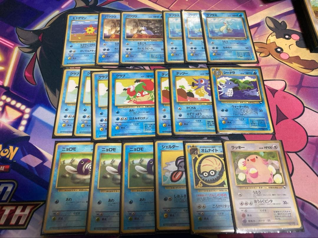 ミ*ル様 拡張シート、クイックスターター、プロモ等旧裏まとめ売り136枚　ポケモ