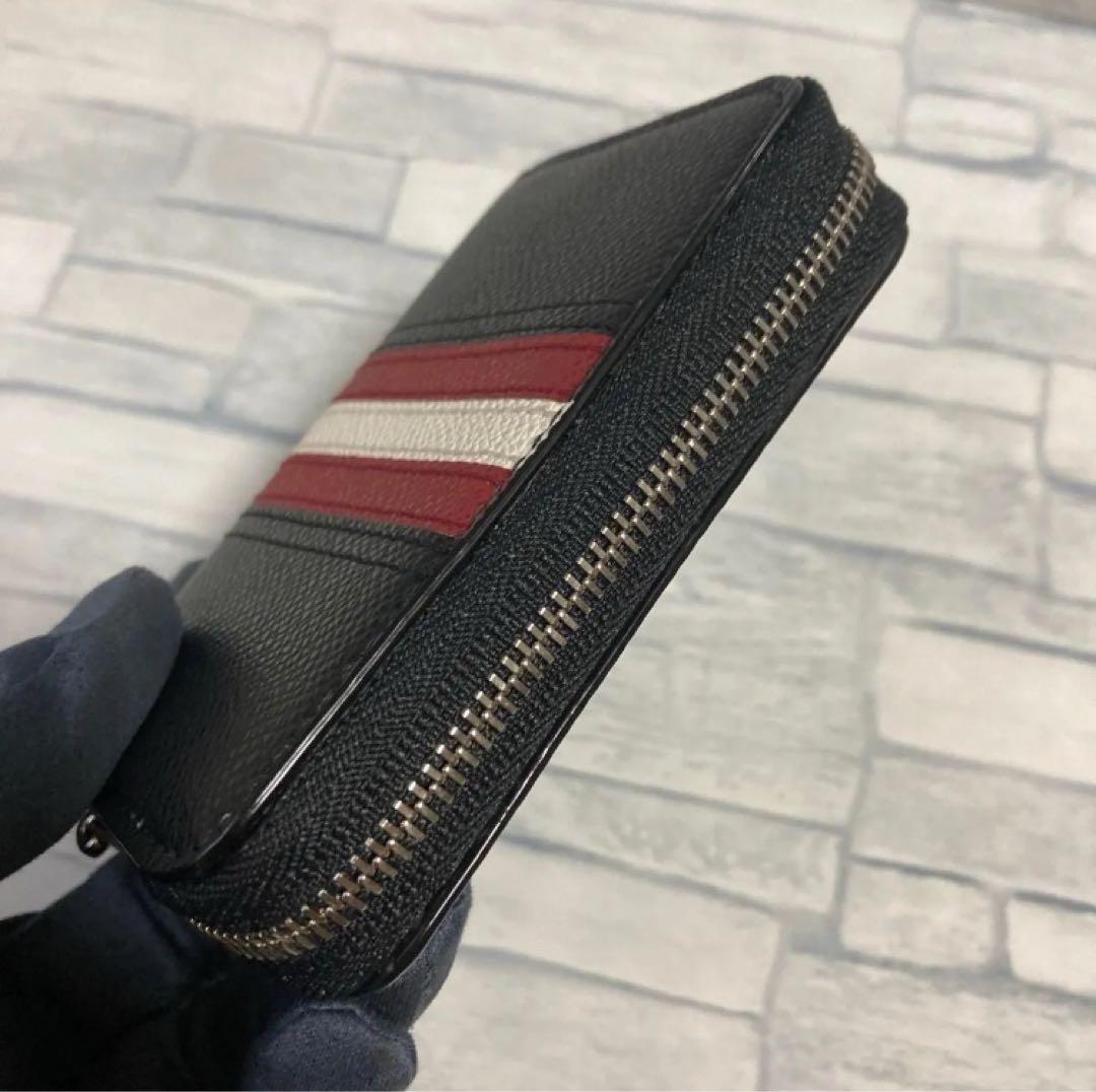 BALLY バリー ミニウォレット ケース 小銭入れ レザー ブラック