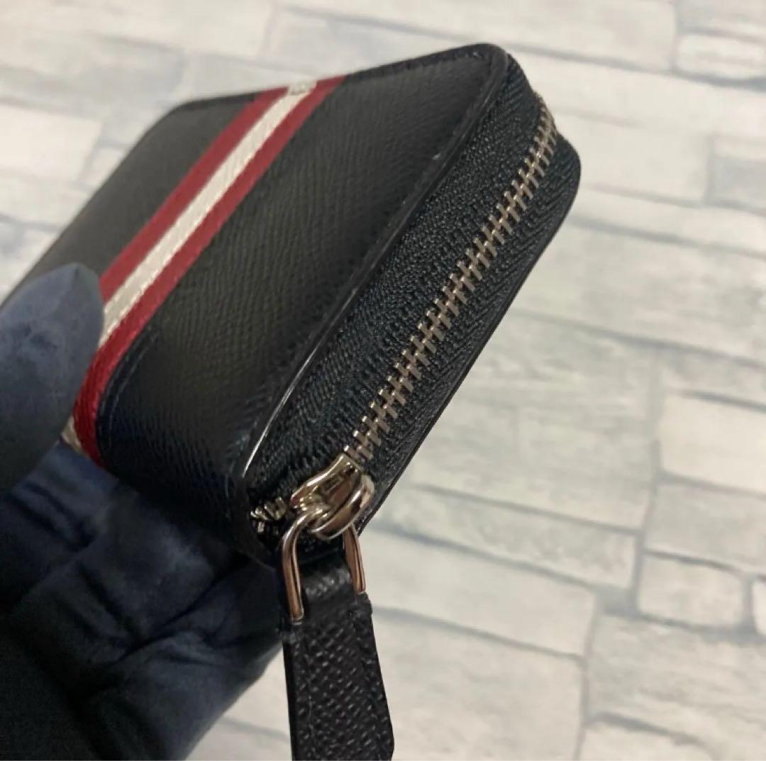 BALLY バリー ミニウォレット ケース 小銭入れ レザー ブラック