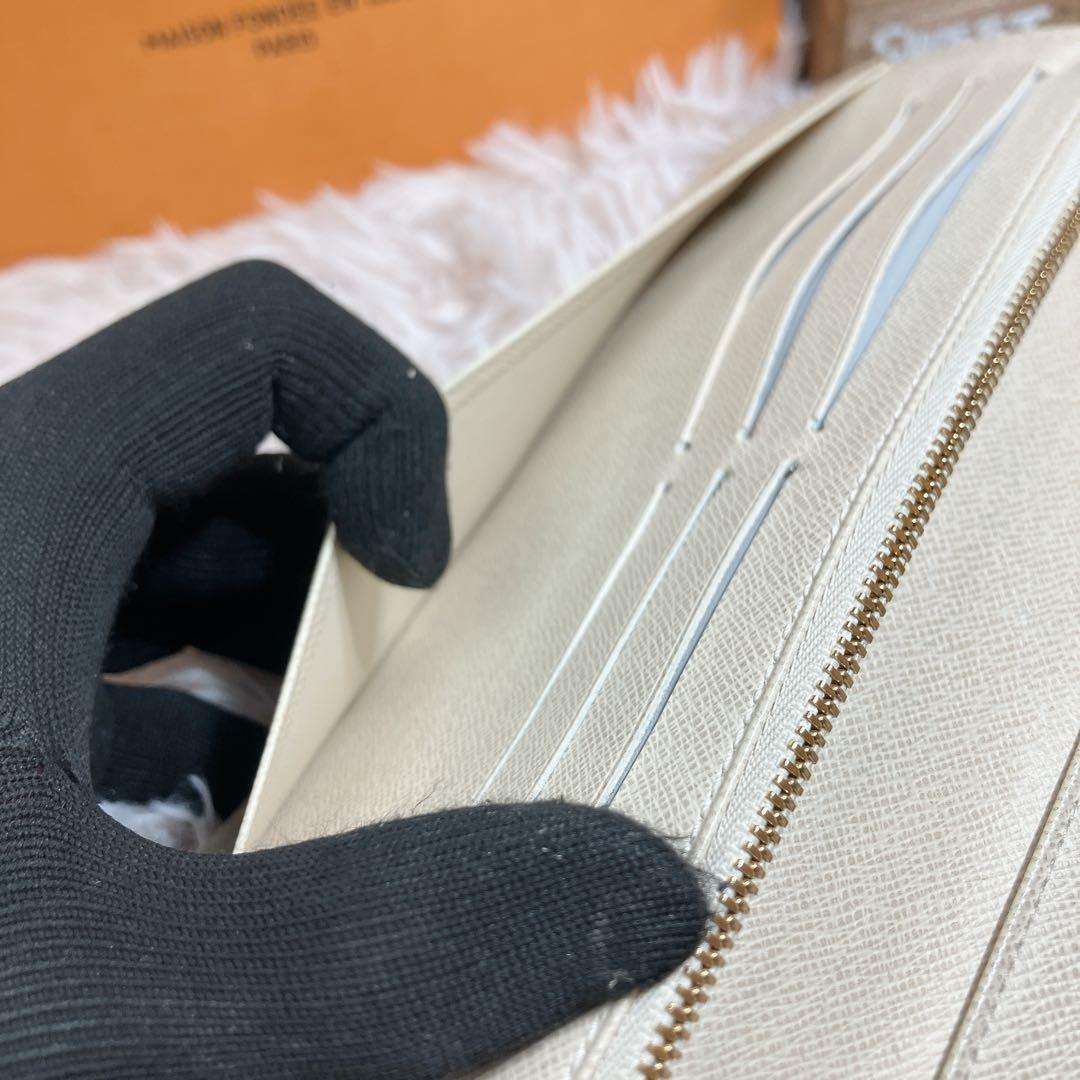 極美品 ルイヴィトン ダミエ アズール ポルトフォイユ アンソリット 長財布