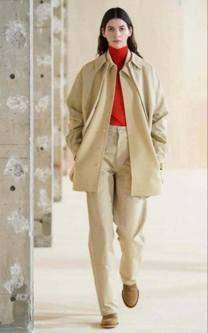 AURALEE 22AW COTTON OILED CANVAS ライナー付き