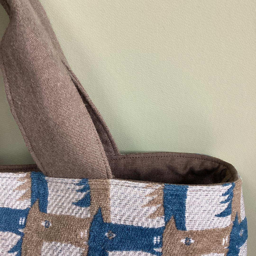 ミナペルホネンthoroughbred 大きめトートバッグ　ハンドメイド