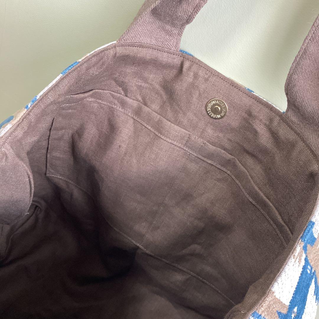 ミナペルホネンthoroughbred 大きめトートバッグ　ハンドメイド