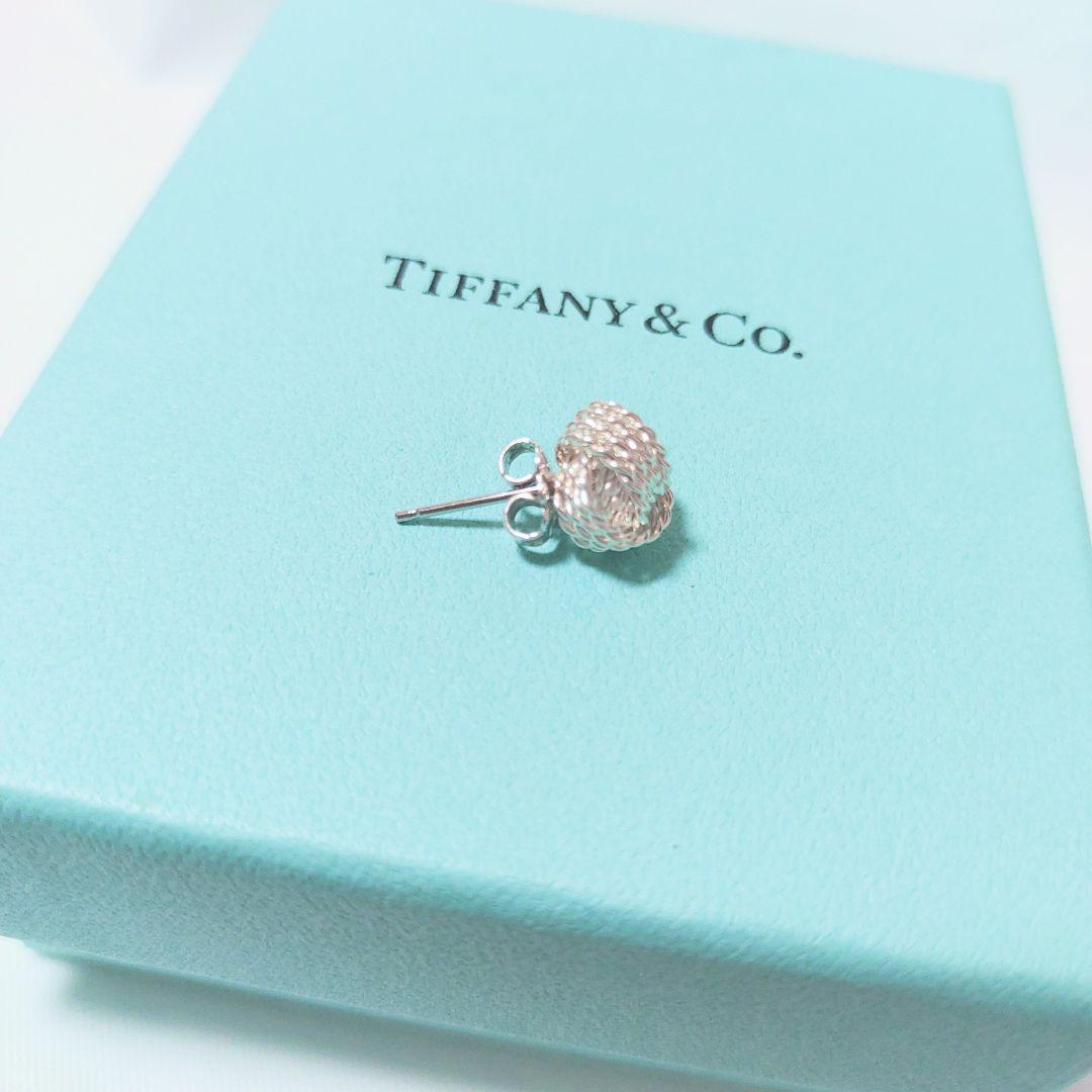 Tiffany サマセット ピアス 片耳のみ メッシュピアス 極美品