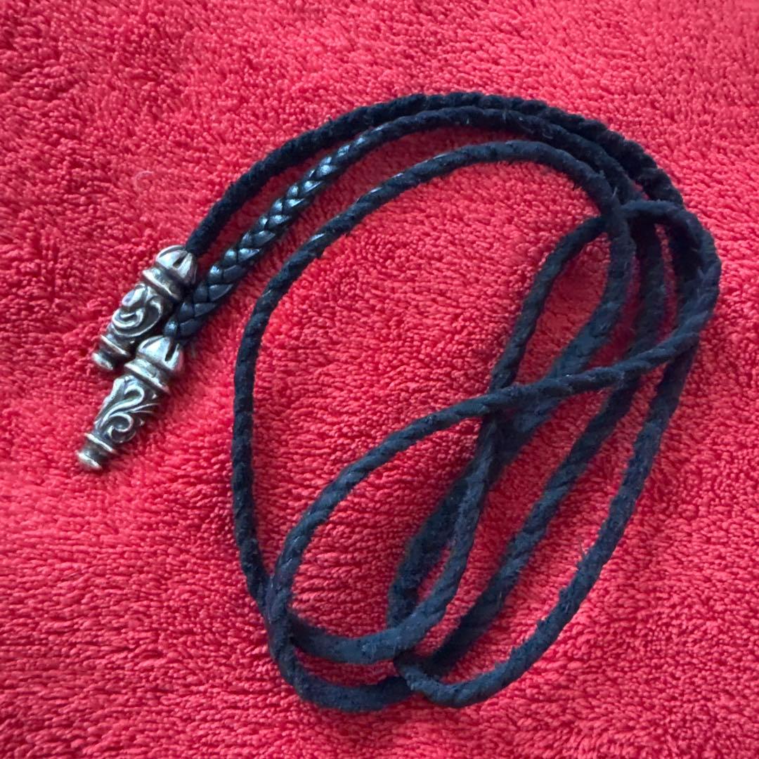 クロムハーツ スクロールレザーブレイド