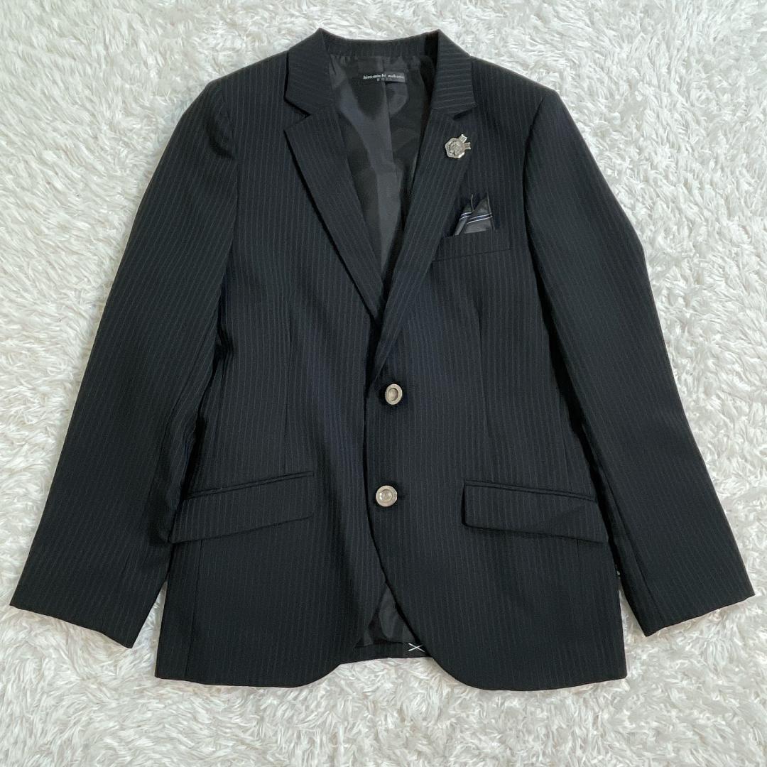【美品】ヒロミチ ナカノ 男の子 黒 セットアップ 卒服5点セット 165cm