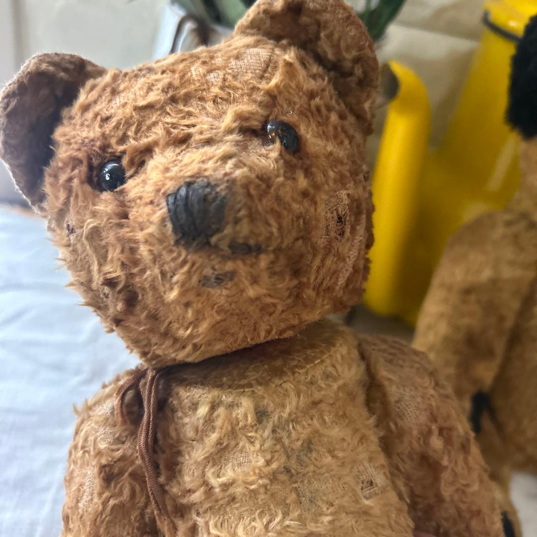 イギリスアンティークベア2体　プラス１体