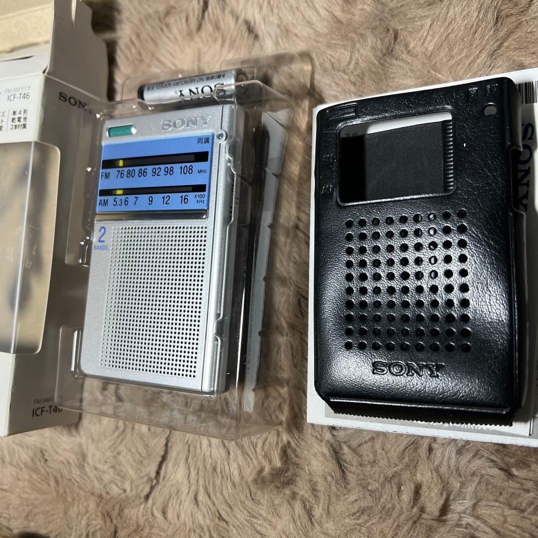 新品未使用　SONY ICF-T46 ポケッタブルラジオ