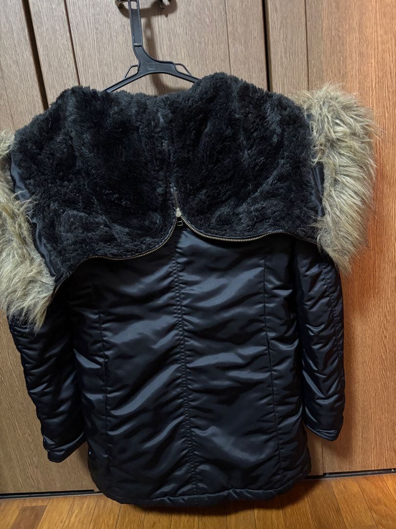 HYSTERIC GLAMOURレディース プリマロフトブラック