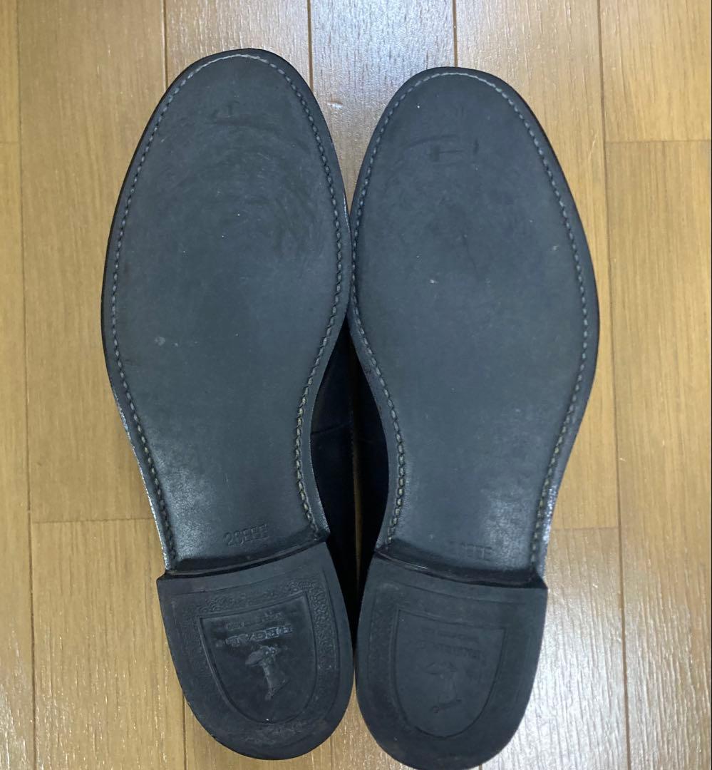 REGAL リーガル ウィングタッセルローファー ブラック レザー 26EEE