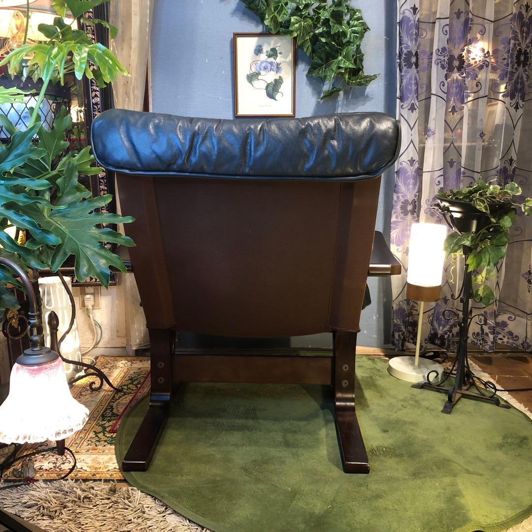 Sale ヴィンテージ 富士ファニチャー　本革　曲げ木ソファ