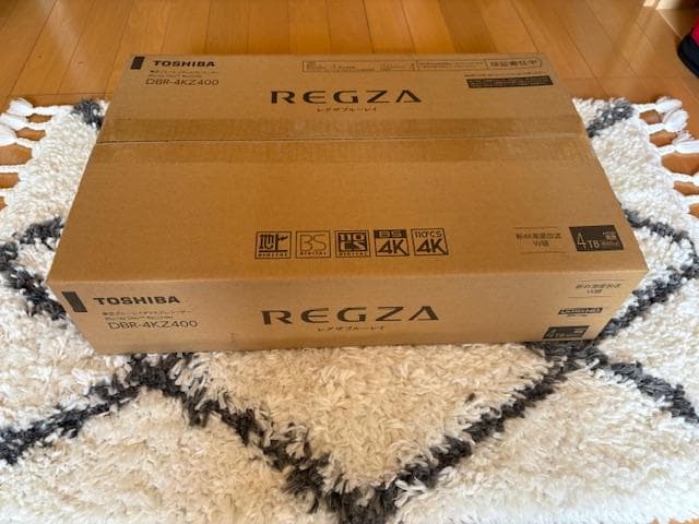 新品！最終値下★【東芝 DBR-4KZ400】REGZAブルーレイレコーダー★