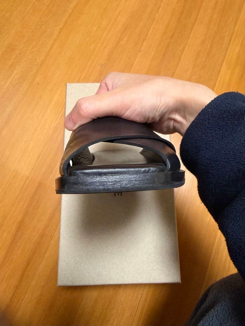 靴 LEMAIRE 25SS CROSS FLAT SANDALS