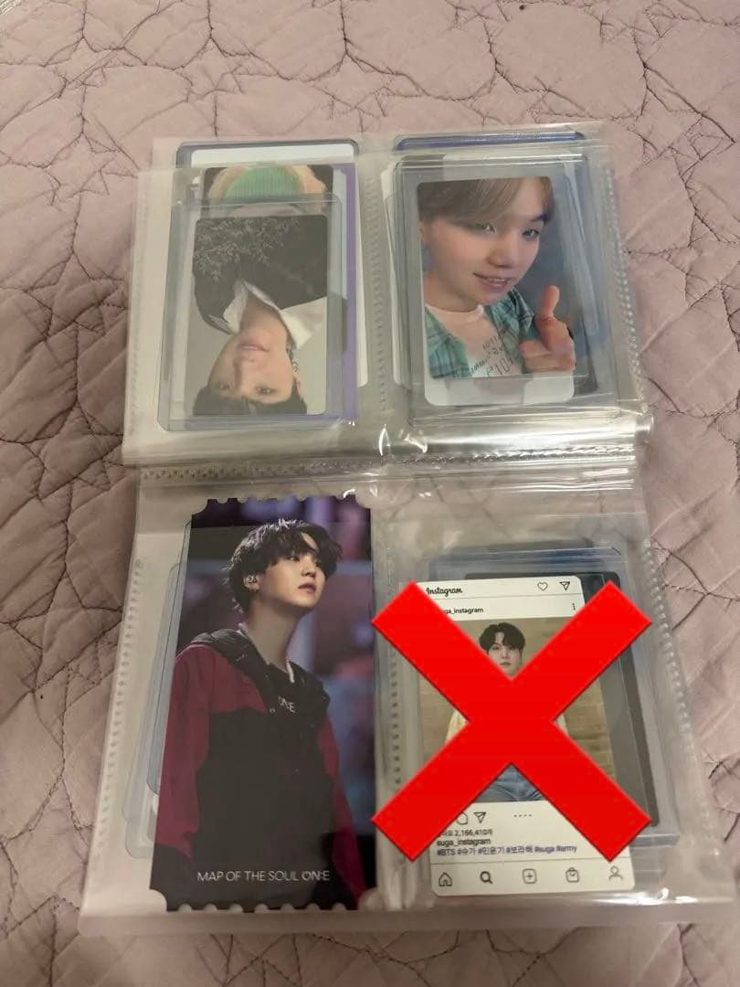 BTS シュガ SUGAミニフォト トレカ セット