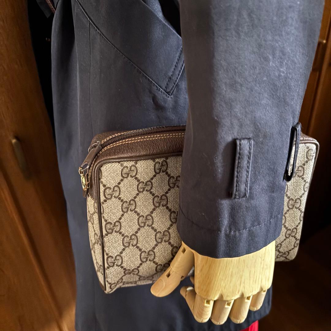 ほぼ　未使用　付属品あり　GUCCI オールド　グッチ　シェリーライン　バッグ