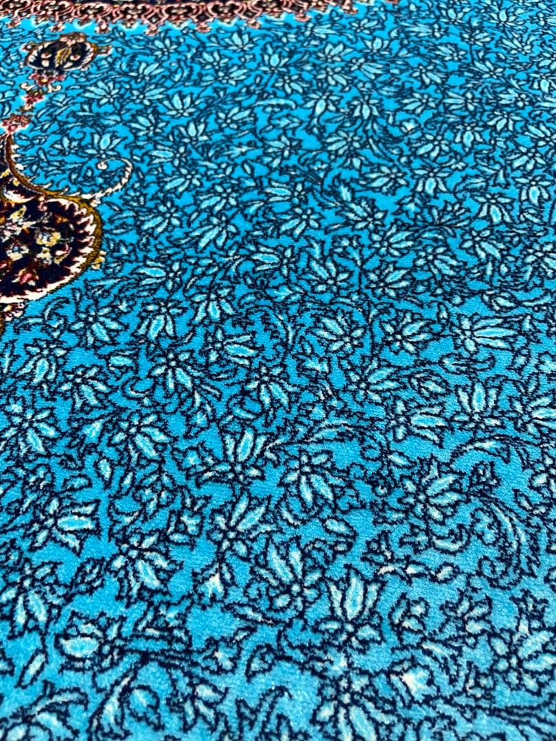 最高級۰ペルシャ絨毯・シルク｜クム仕上げ｜102×149cm｜約225万ノット｜