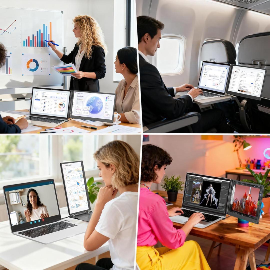 み*つ様 デュアルモニター 14インチ USB-C/HDMIポート付き　モニタ拡