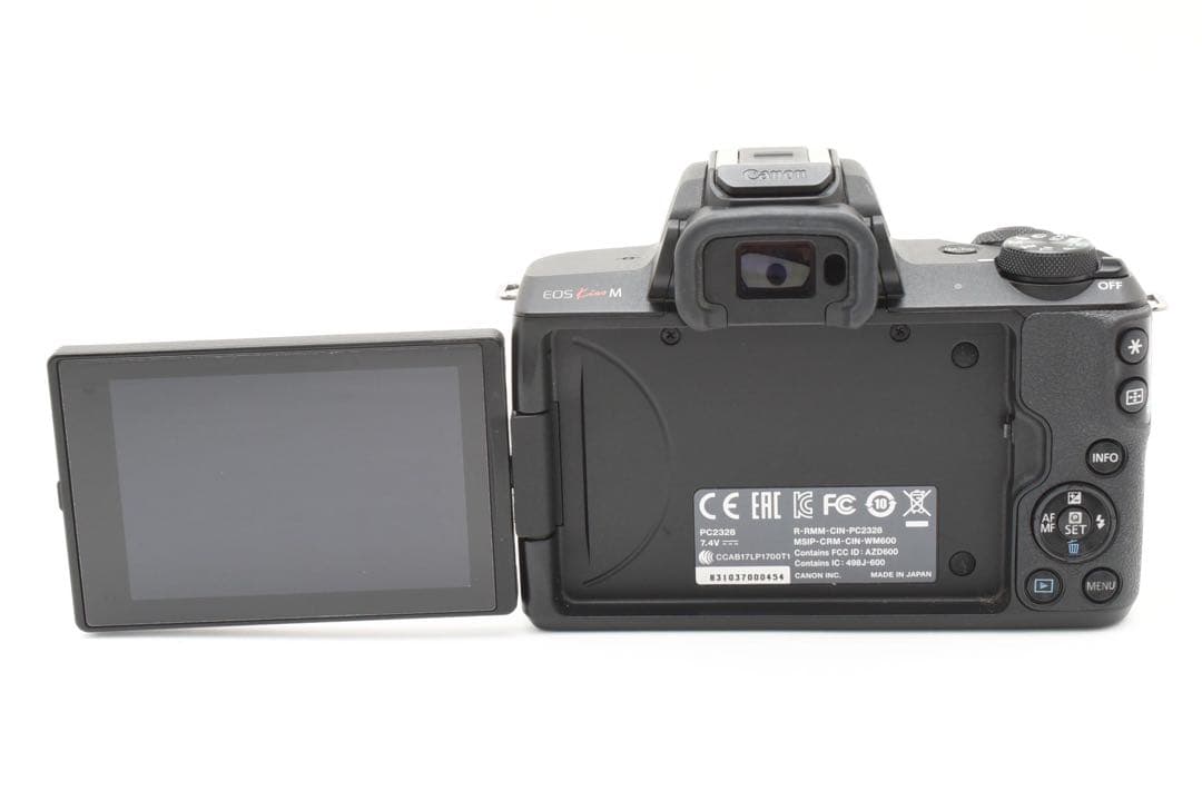 【美品】 キヤノン CANON EOS kiss M レンズキット