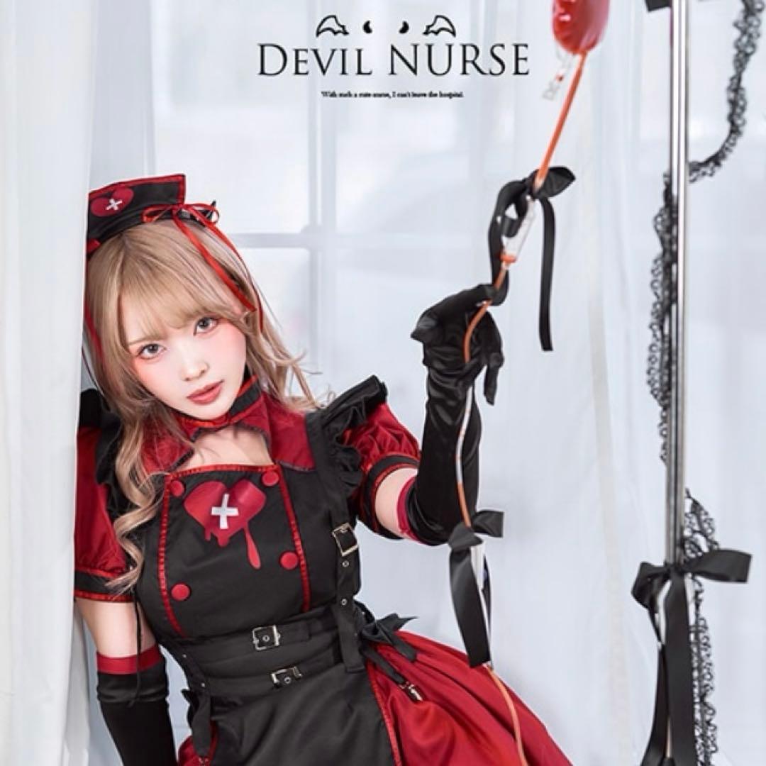 【マリームーン】ブラックデビルハーネスナース