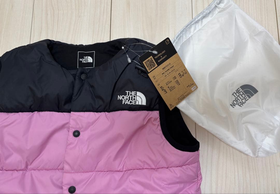 新品未使用THE NORTH FACE ダウンベスト ピンク/ブラック