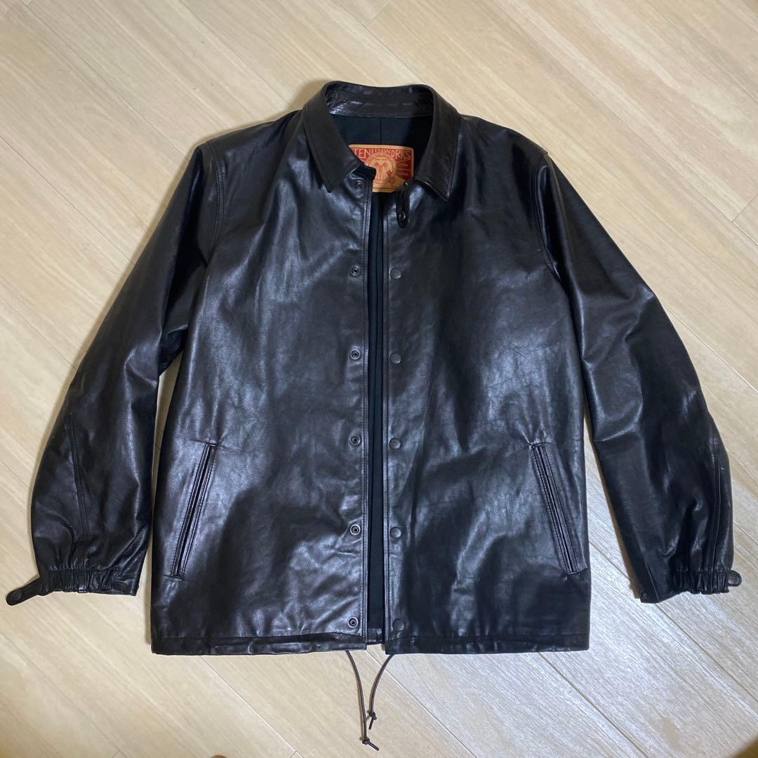 天神ワークス　C’man coaching jacket SJ01BK