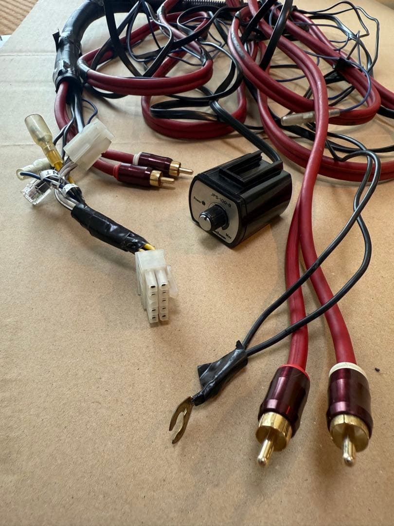 ロックフォードJPS-100-8 20cmサブウーファー コントローラーRCA付