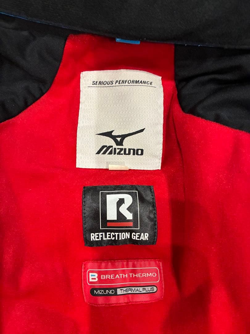 【赤いおはぎ】ミズノ高機能スキーウェア（SAJ）上下セットメンズLサイズ