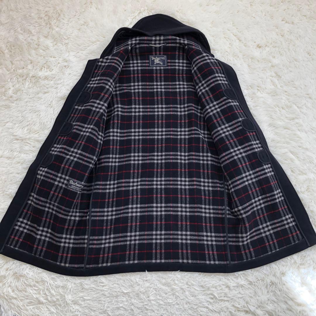 入手困難✨XL相当　ヴィンテージ　バーバリー　ダッフルコート　チェック　ロング