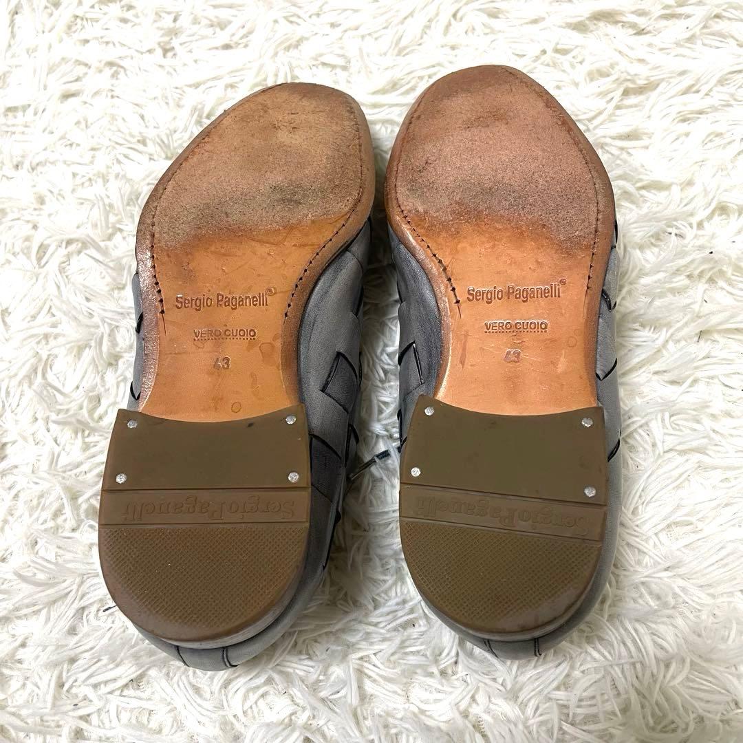 美品 Sergio Paganelli イントレチャート 43 オールレザー