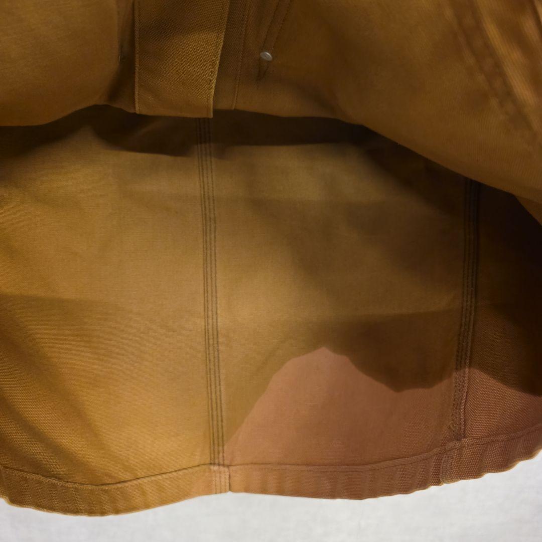 90s USA製　カーハート　ミシガンチョアコート　希少な裏地無し　ヴィンテージ