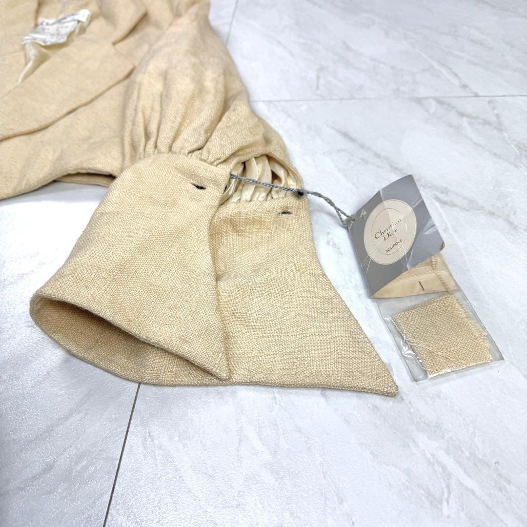 タグ付き 未使用品 ディオール ガリアーノ期 変形 クロップド テーラード 40