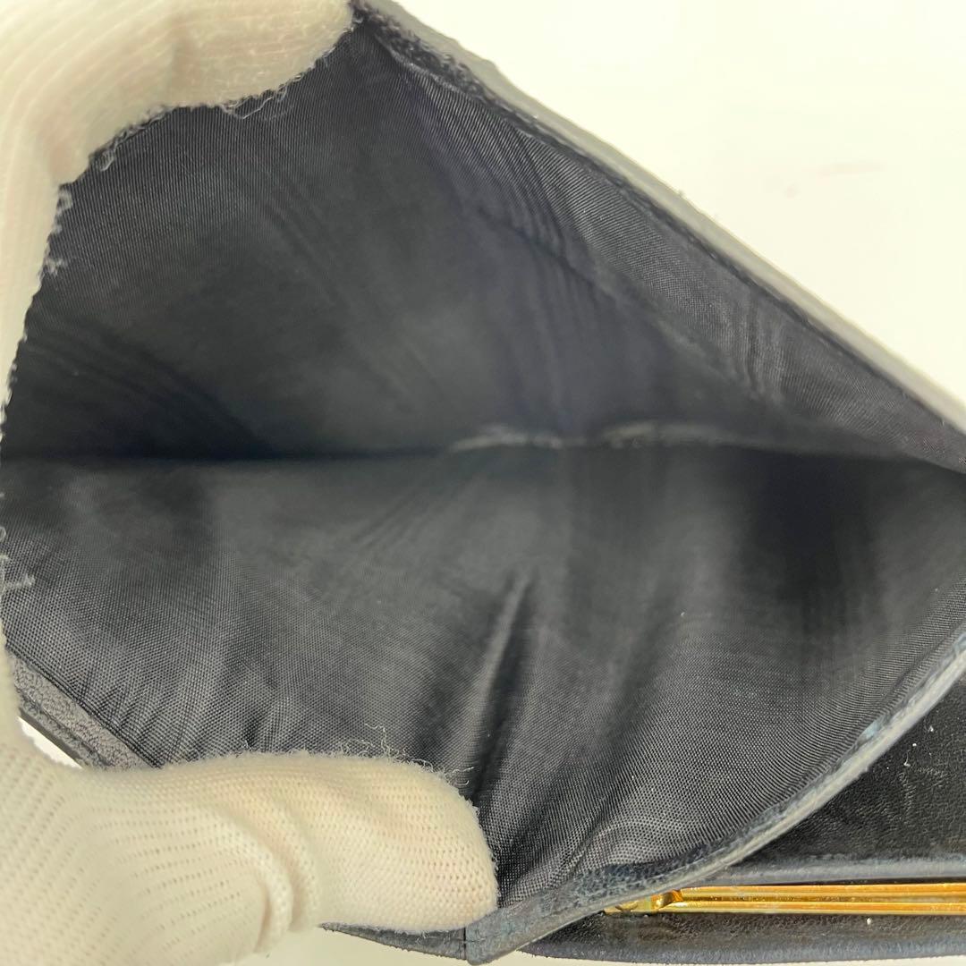 CHANEL 長財布 ココマーク キャビアスキン がま口 黒 ギャランティカード