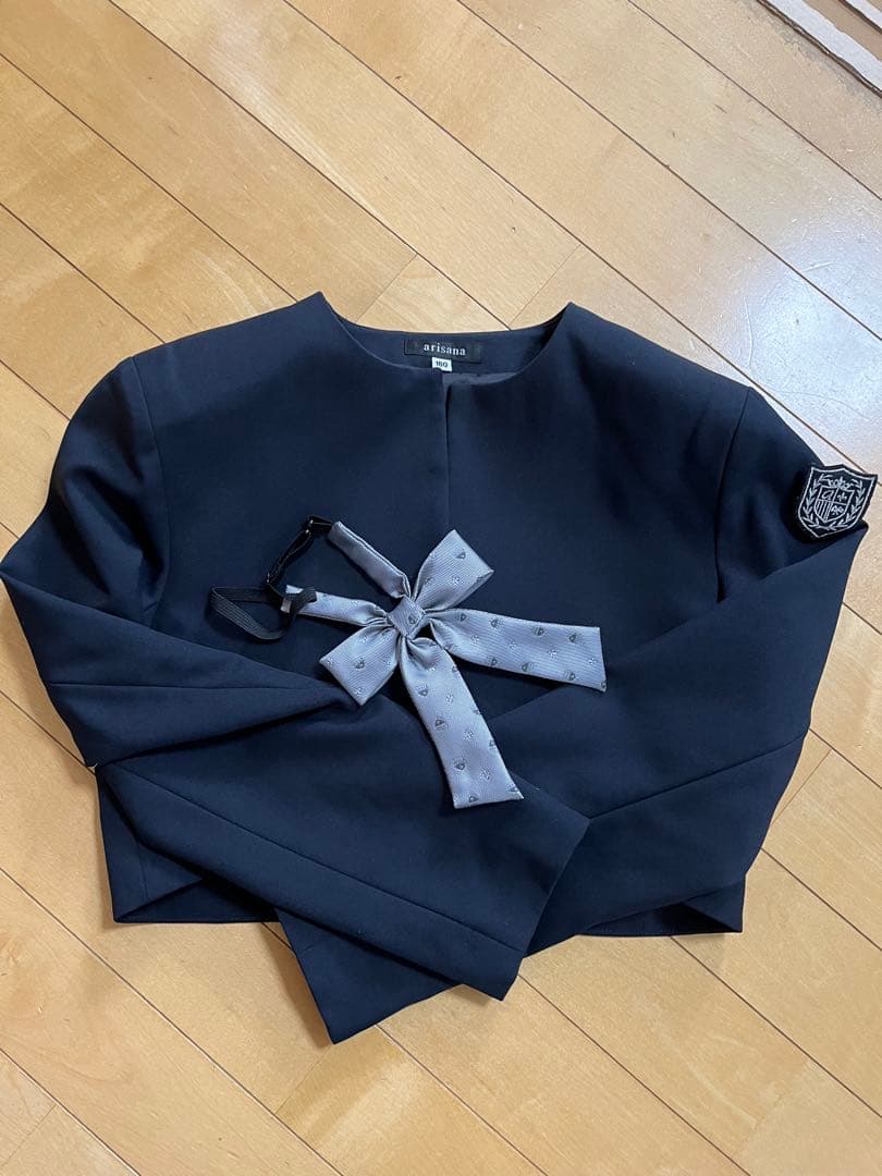 フォーマル　ワンピース　アリサナ　ネイビー　160 卒服