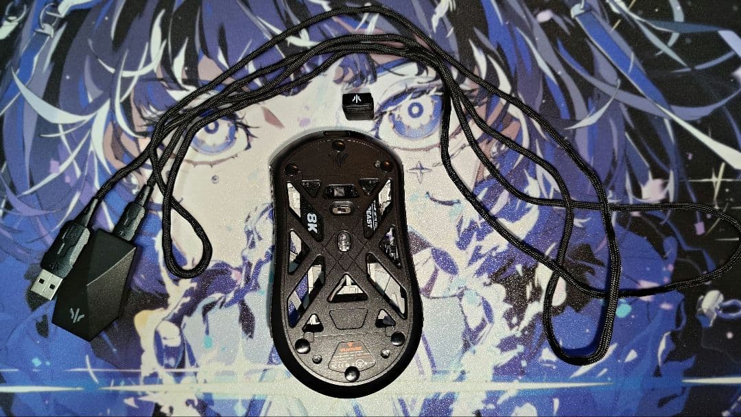 WLMOUSE Beast X MAX ワイヤレス ゲーミングマウス 8KHz