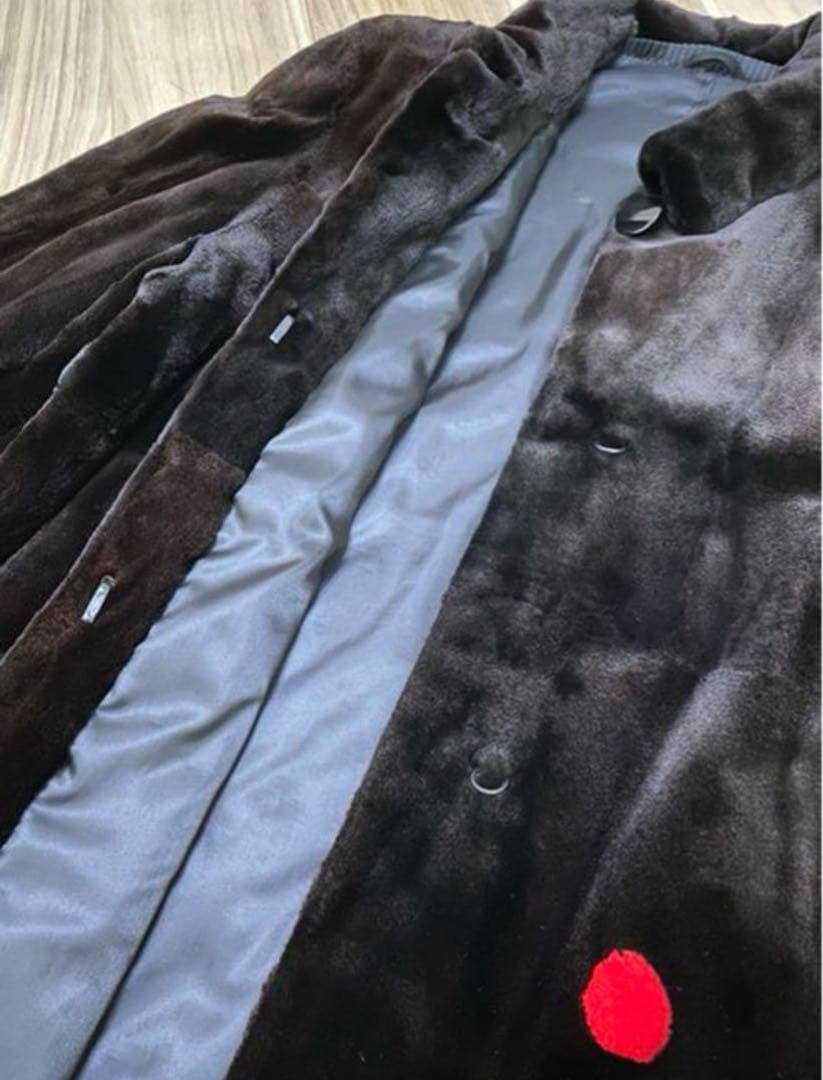 シェアードミンク　毛皮　フレアコート