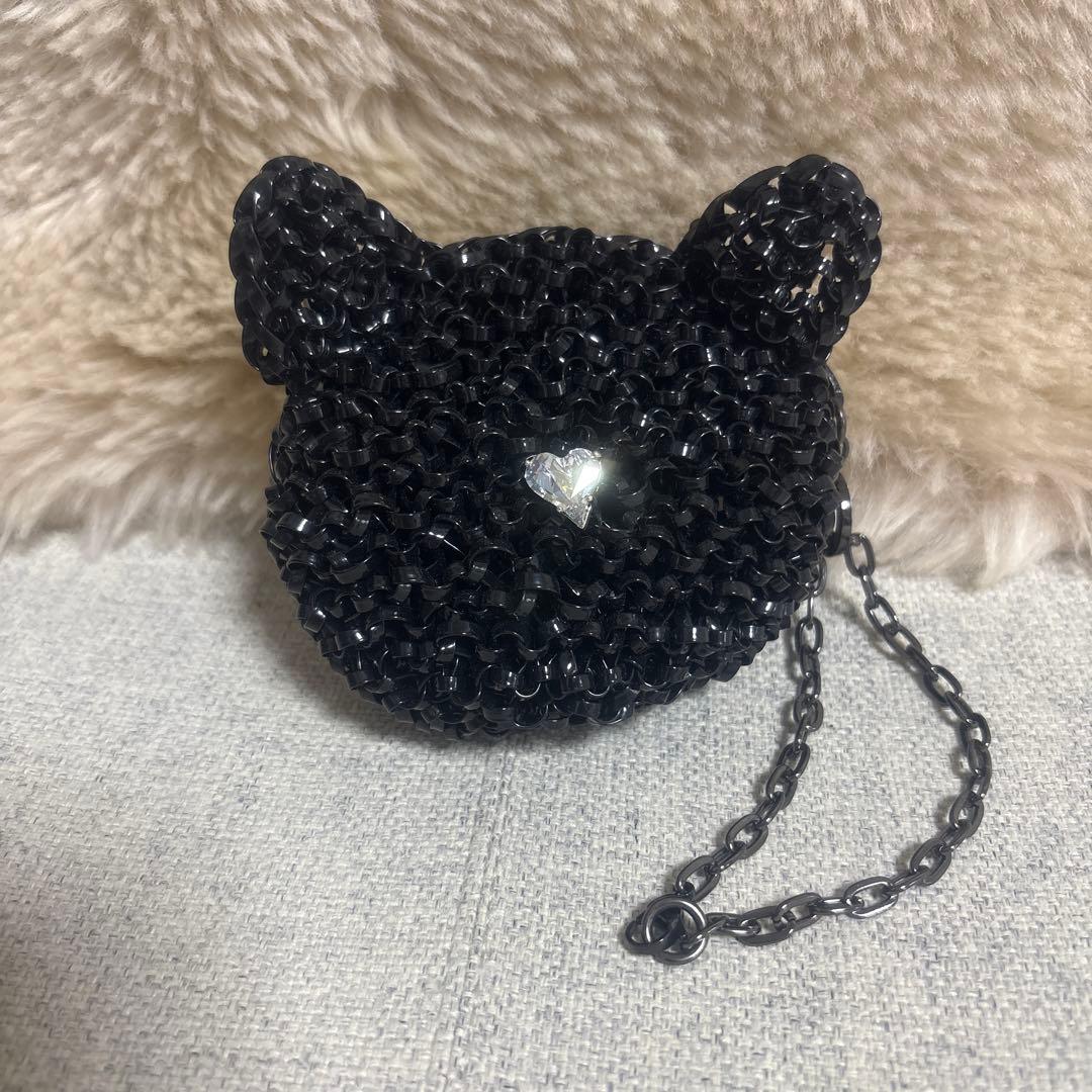 ANTEPRIMA 猫耳型 ブラック ケース