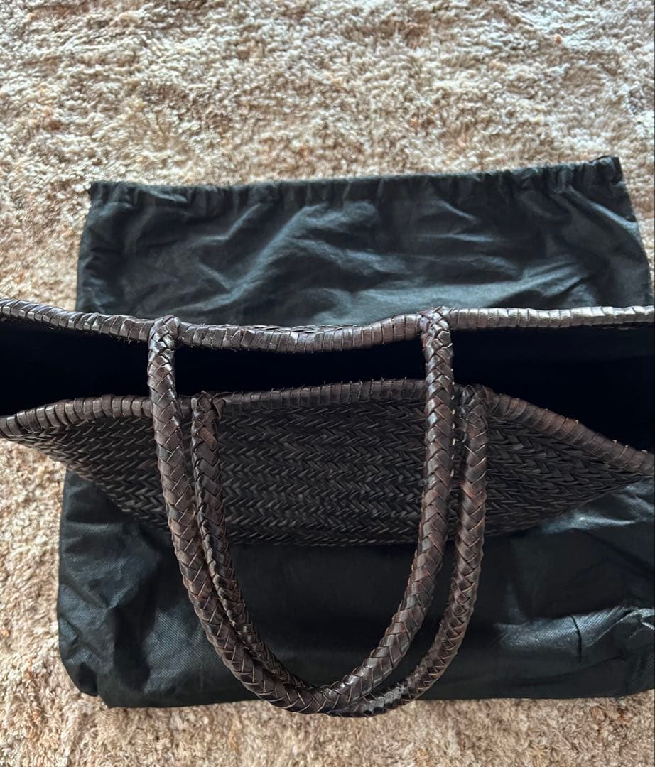 ヴィオラドーロ　レザー　メッシュかごバック　VIOLAd'ORO