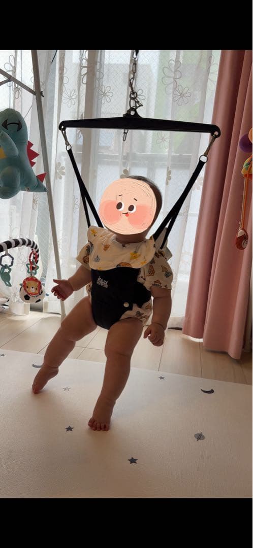 Jolly Jumper ベビージム ブラック