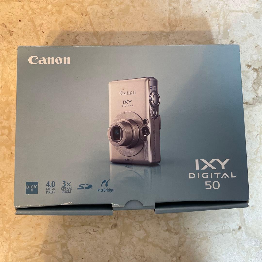 【美品・動作確認済】Canon IXY DIGITAL 50 シルバー コンデジ