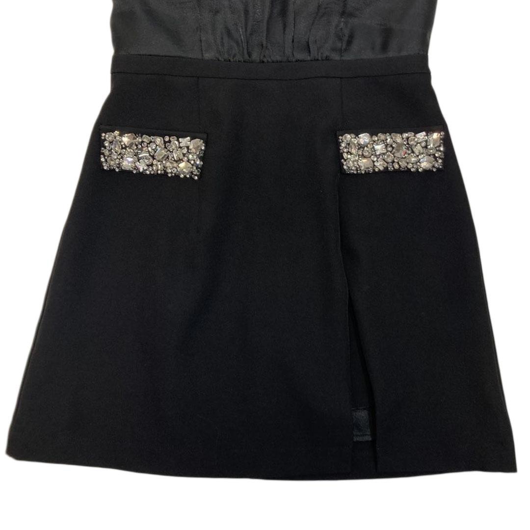 ANIER. アニエル ミニキャバドレス anier4051 ローブドフルール