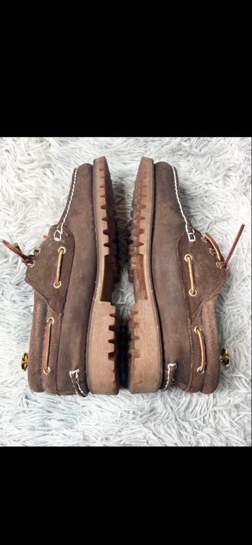 【美品】 ティンバーランド 3EYE スエード切替 デッキシューズ 26㎝