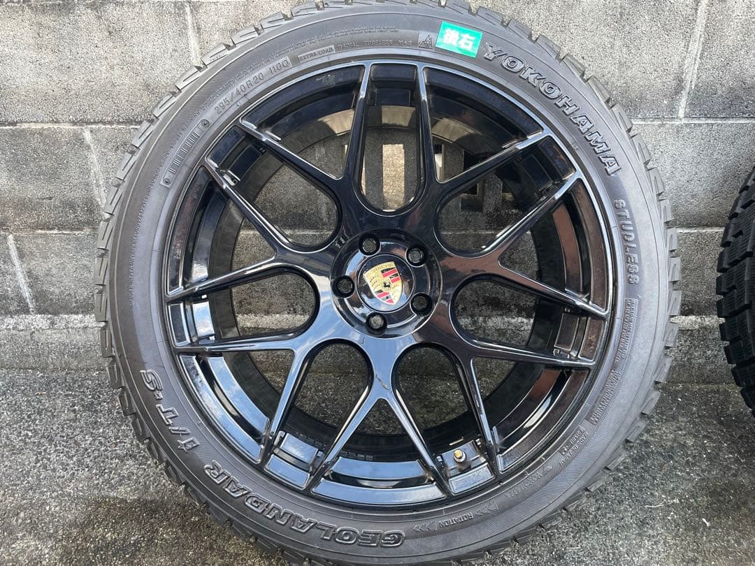 マカン専用設計ホイール 20インチ スタッドレス バリ溝付き 4本セット