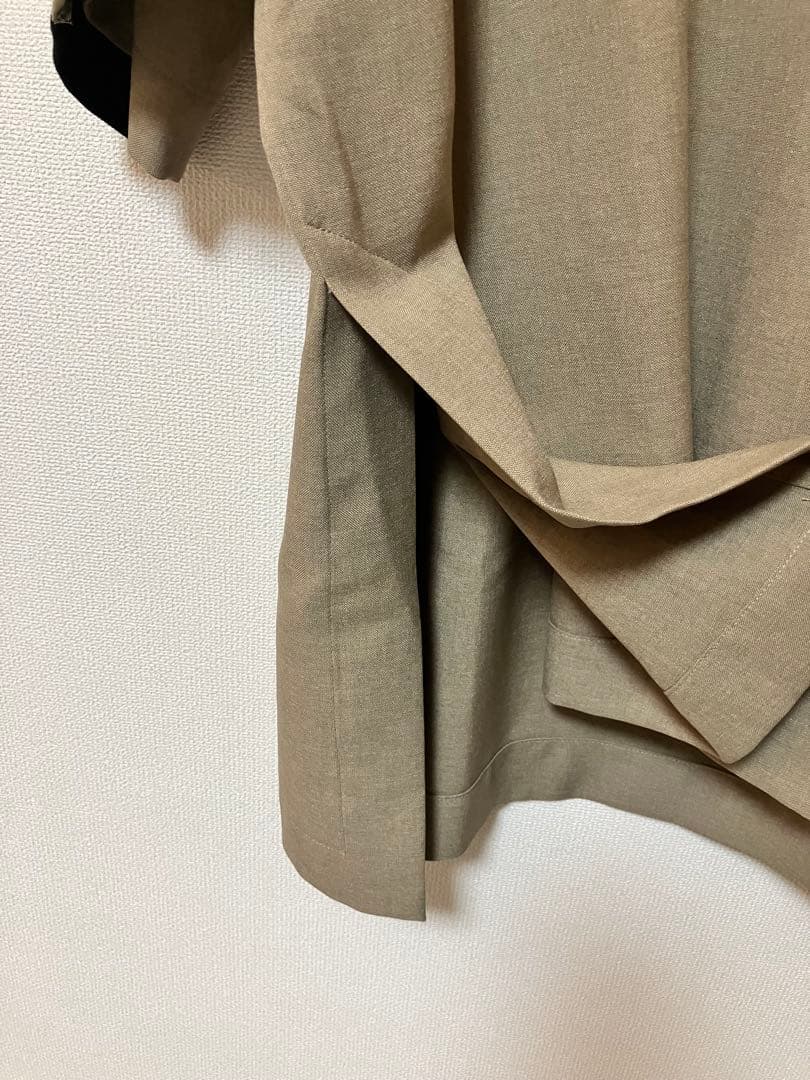 VOAAOV ギャバジンスリットワイドカットソー