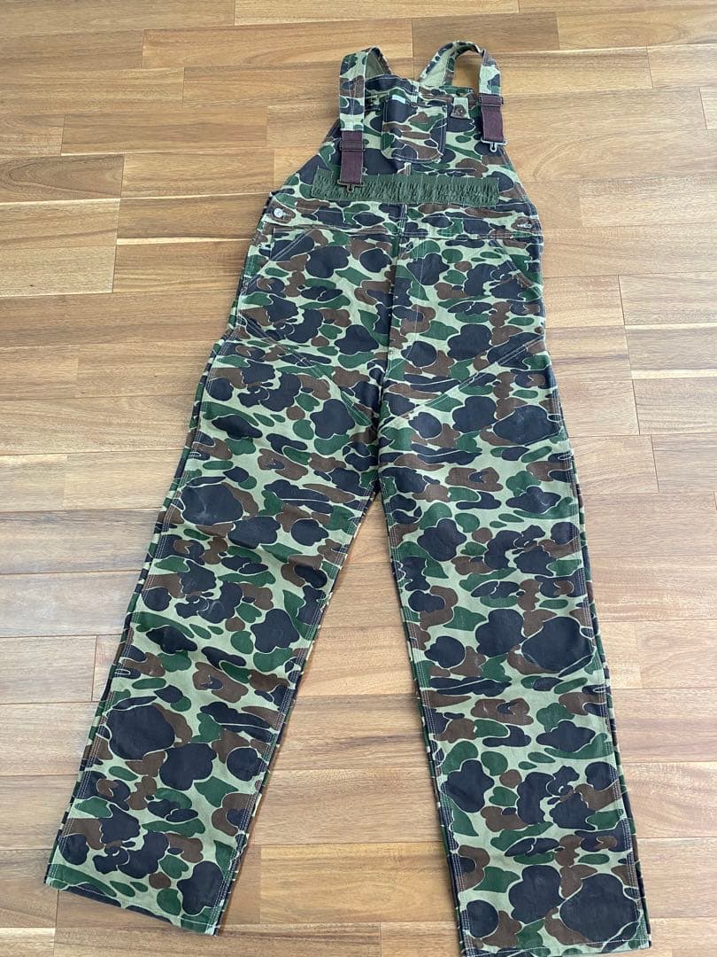 希少！USA製 カーハート 100周年記念 ダックハンターカモ オーバーオール