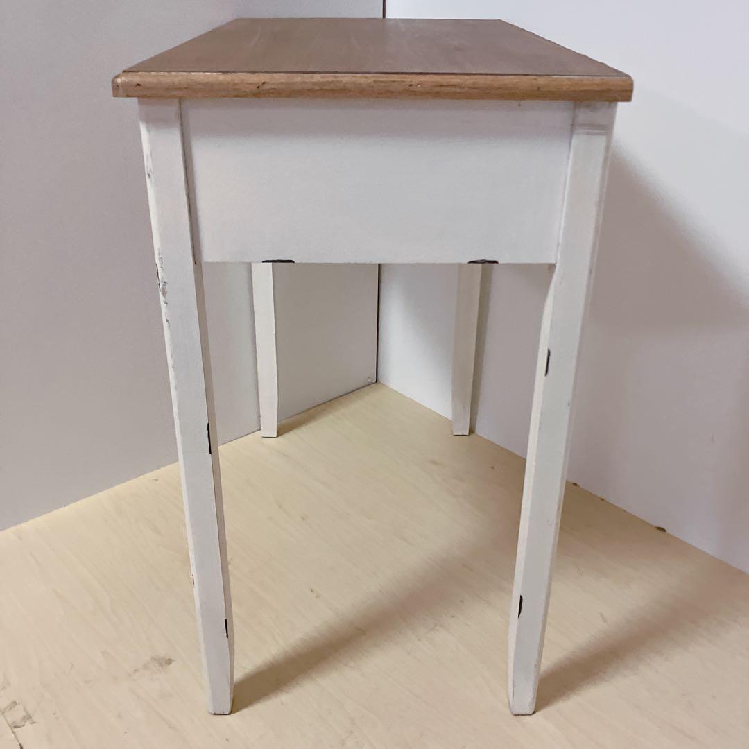 東谷　アンティーク調　デスク＆チェアセット　カントリー風　木製デスク　木製チェア