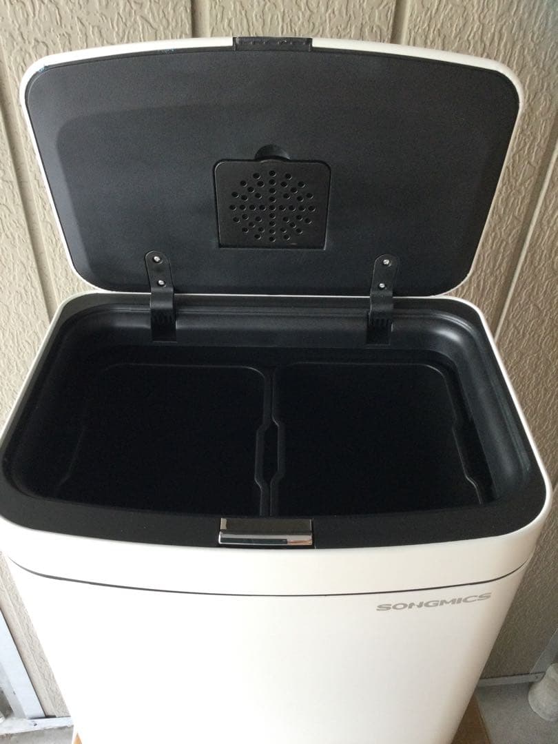 新品ゴミ箱分別縦型2段キッチン用ダストボックス 2x10L+30Lステンレス製