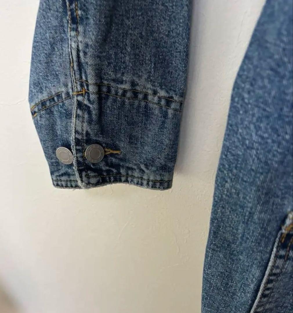 古着　ESPRIT デニムカバーオール コーデュロイ襟 L USA製