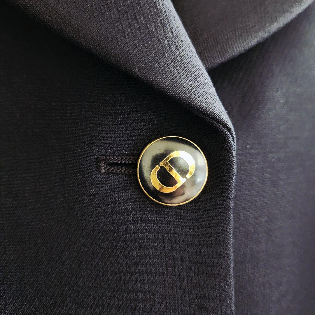 Christian Dior　ディオール　CDボタンクロップドジャケット　美品